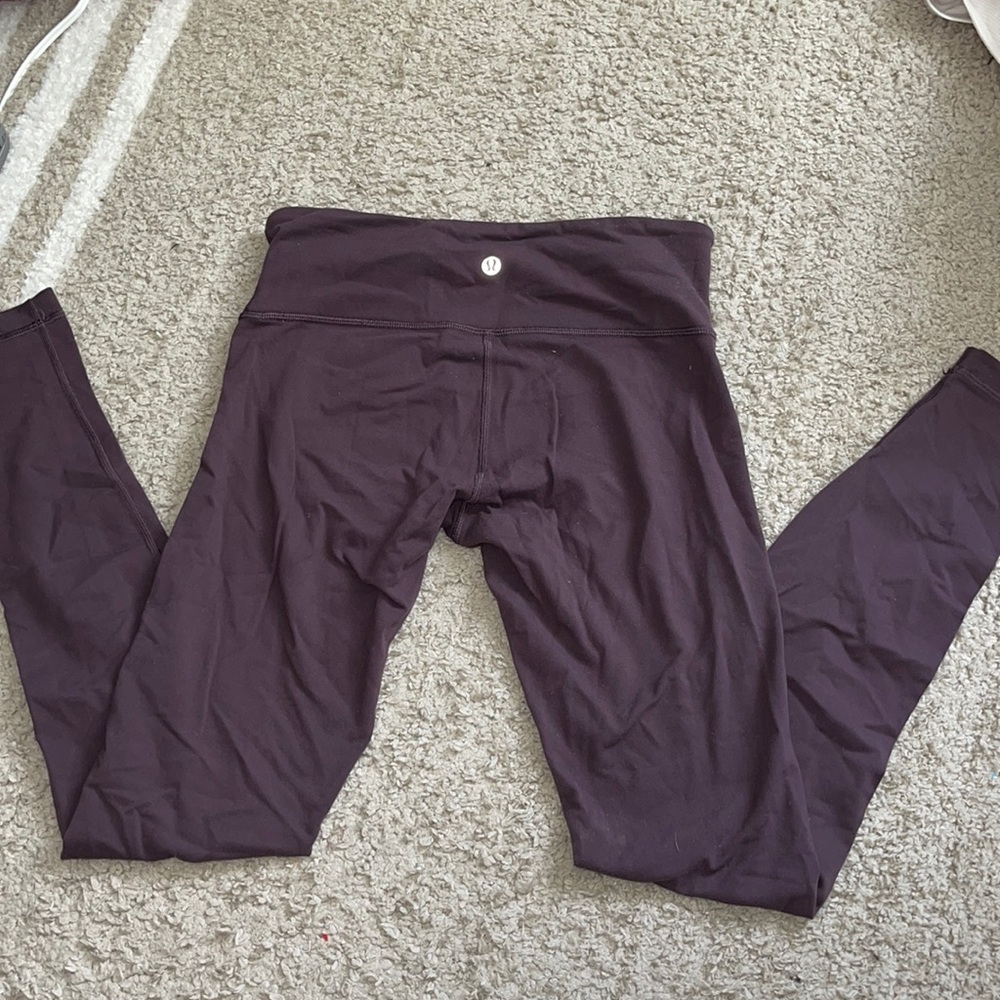 Plum lulu leggings